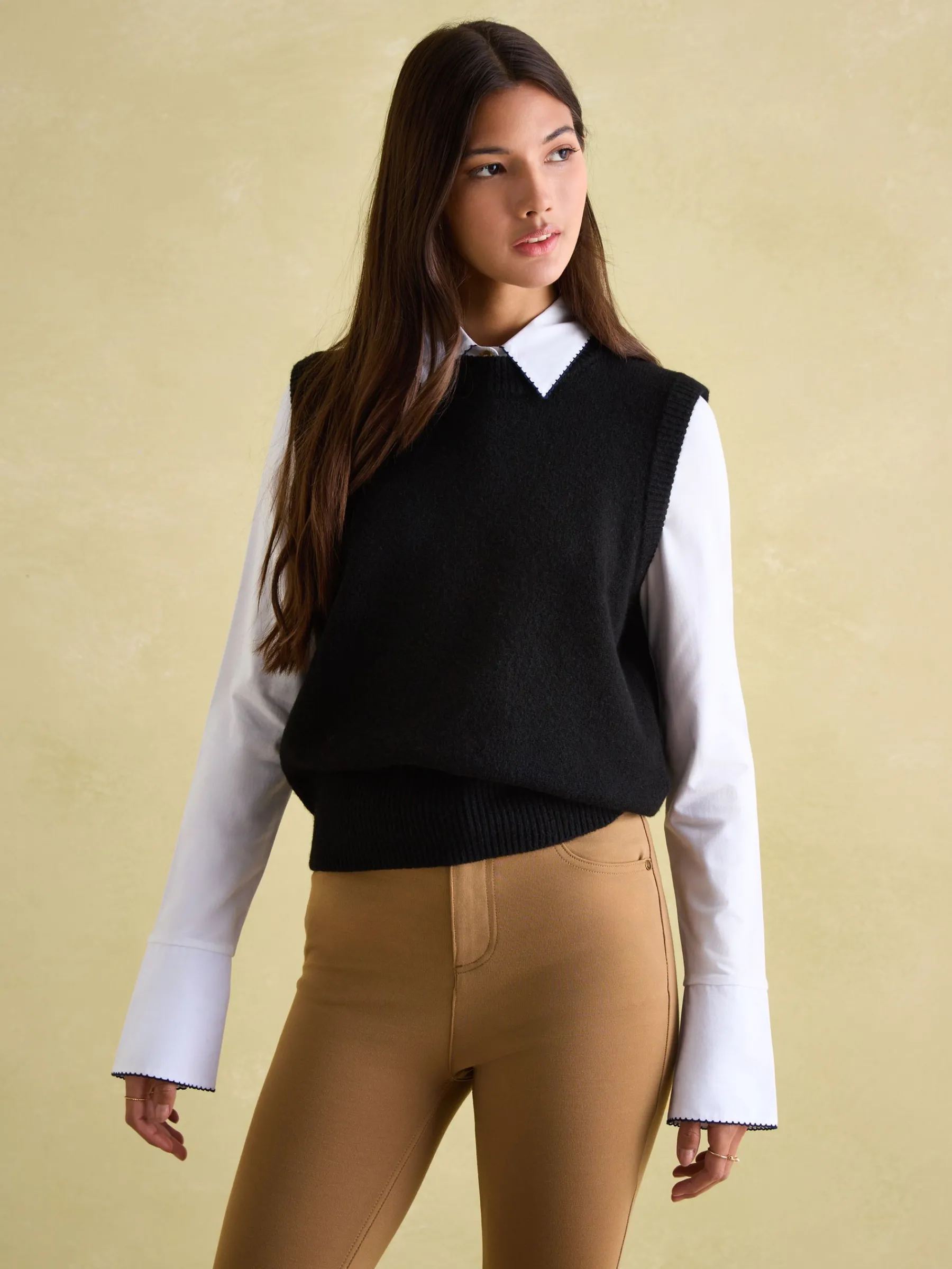 Holly Regular Fit Knitted Vest<Joules Best