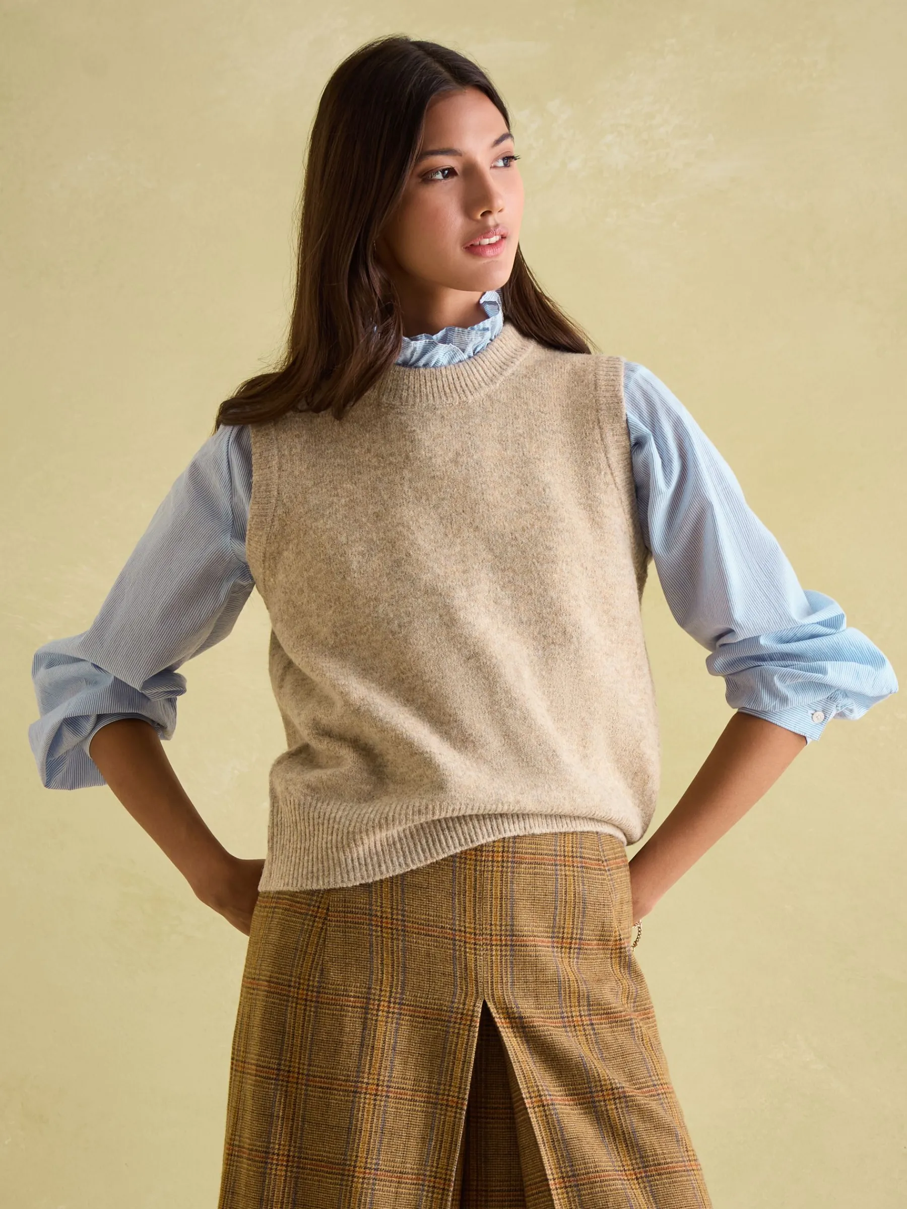 Holly Regular Fit Knitted Vest<Joules Best