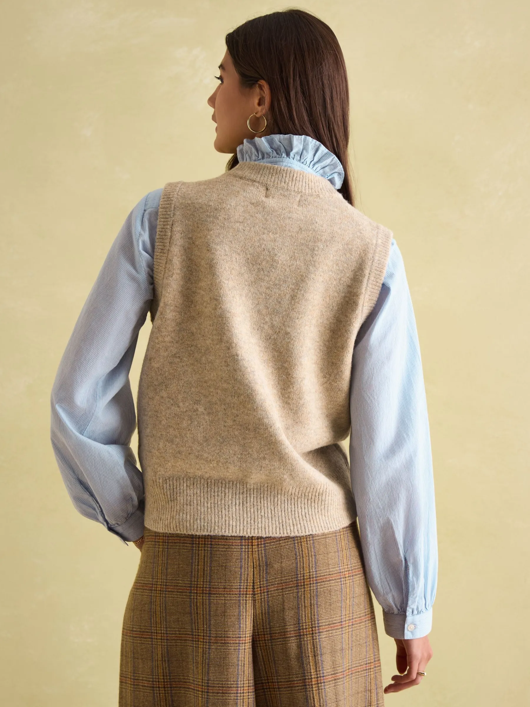 Holly Regular Fit Knitted Vest<Joules Best