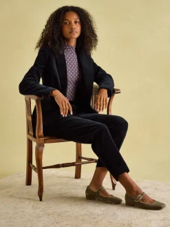 Holton Navy Blue Corduroy Blazer<Joules Sale