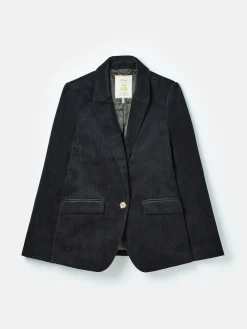 Holton Navy Blue Corduroy Blazer<Joules Sale