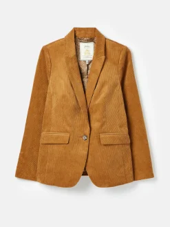 Holton Tan Brown Corduroy Blazer<Joules