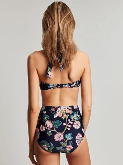 Jasmine Navy Floral Bikini Top<Joules Hot