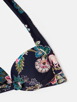 Jasmine Navy Floral Bikini Top<Joules Hot