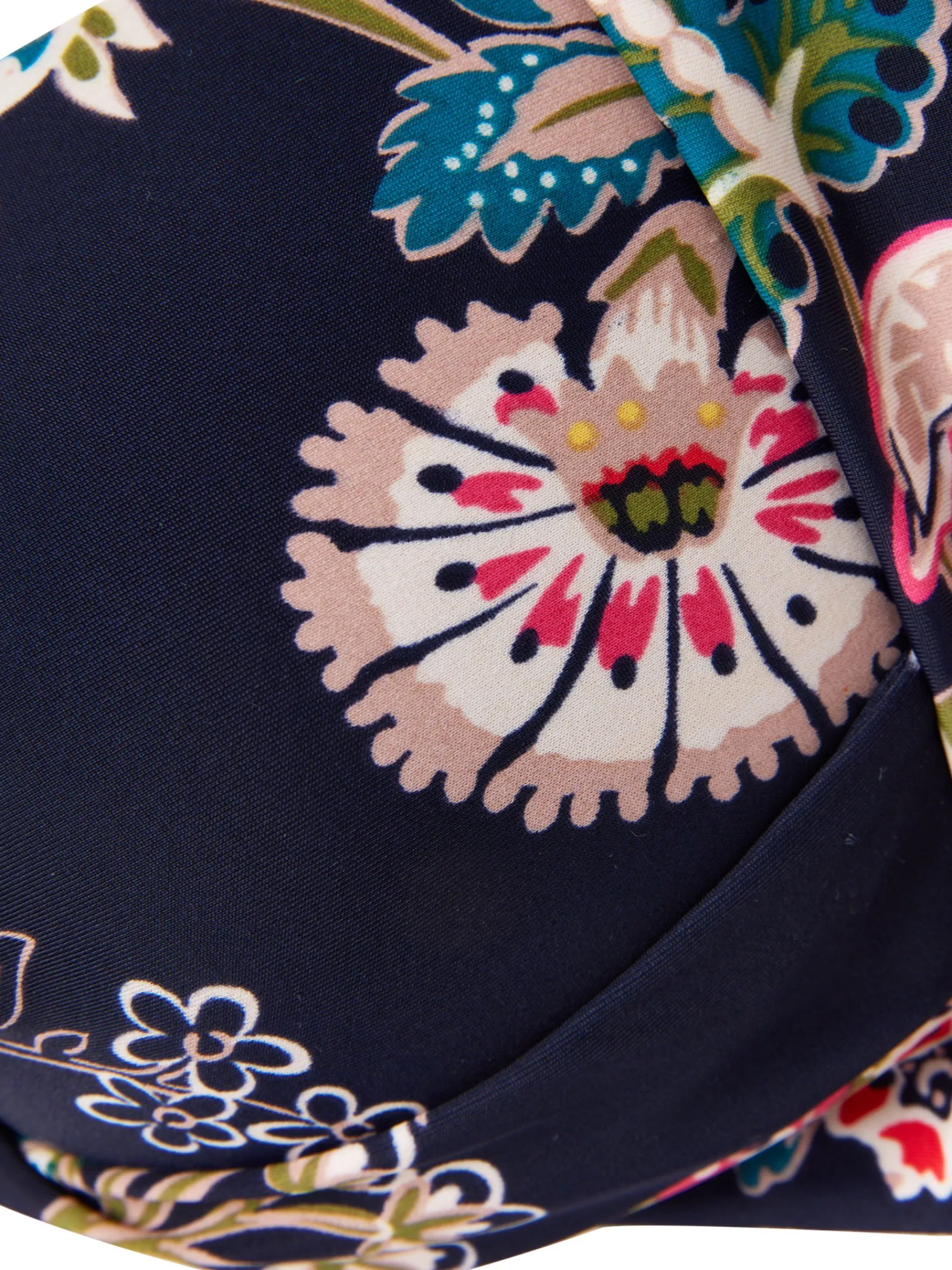 Jasmine Navy Floral Bikini Top<Joules Hot