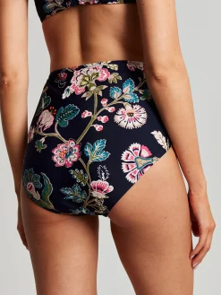Jasmine Navy Floral Bikini Bottoms<Joules Outlet