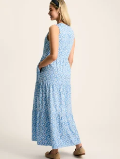 Jayne Jersey Tiered Dress<Joules Hot