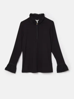 Kate Long Sleeve Frilled Neck Top<Joules Online