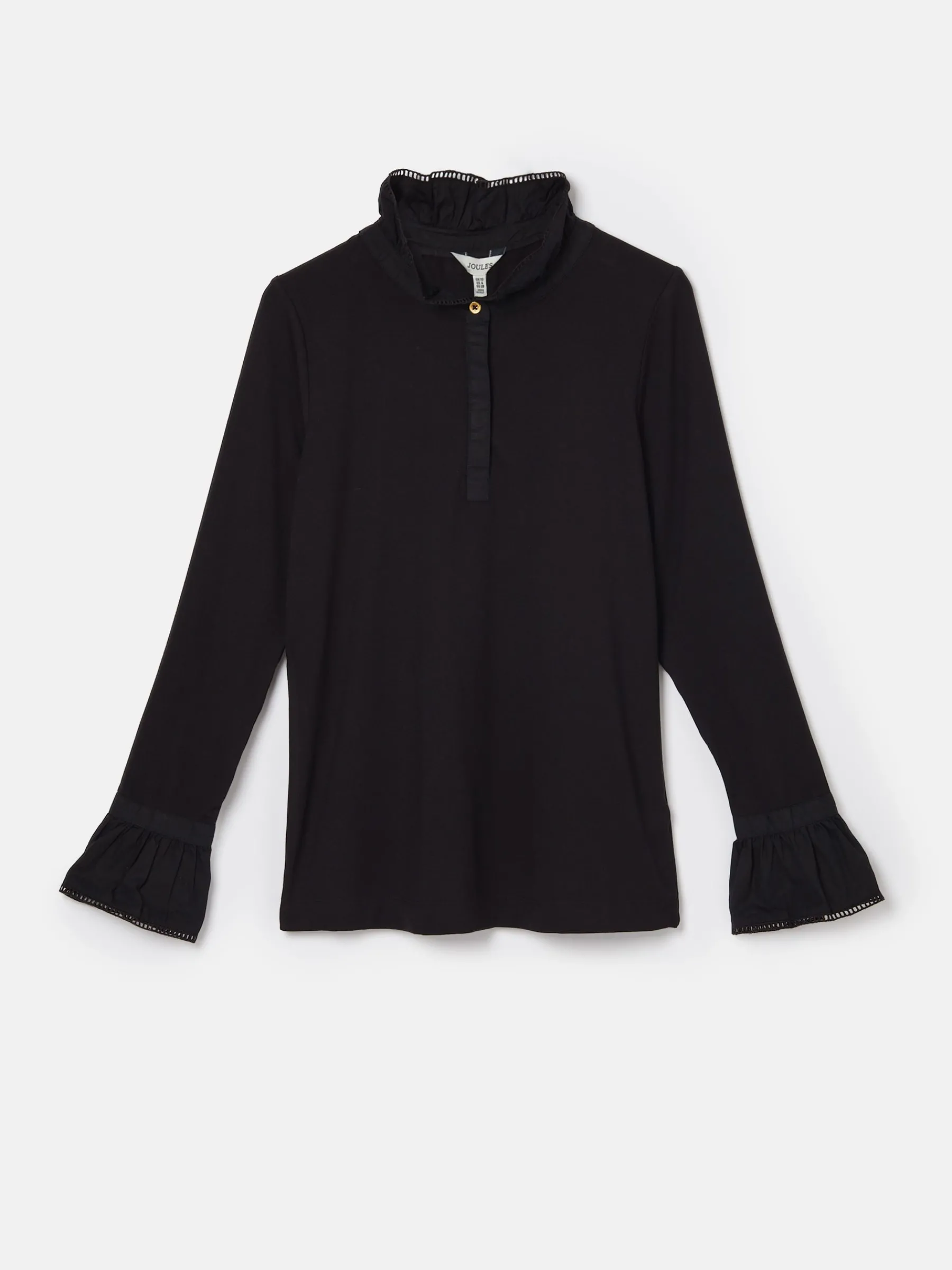 Kate Long Sleeve Frilled Neck Top<Joules Online
