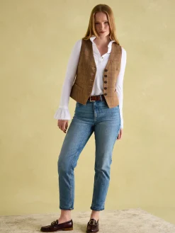 Kate Long Sleeve Frilled Neck Top<Joules Discount