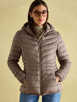 Kenley Showerproof Padded Coat with Hood<Joules