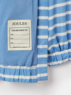 Kids' Windbreaker Blue & White Striped Waterproof Raincoat<Joules Discount
