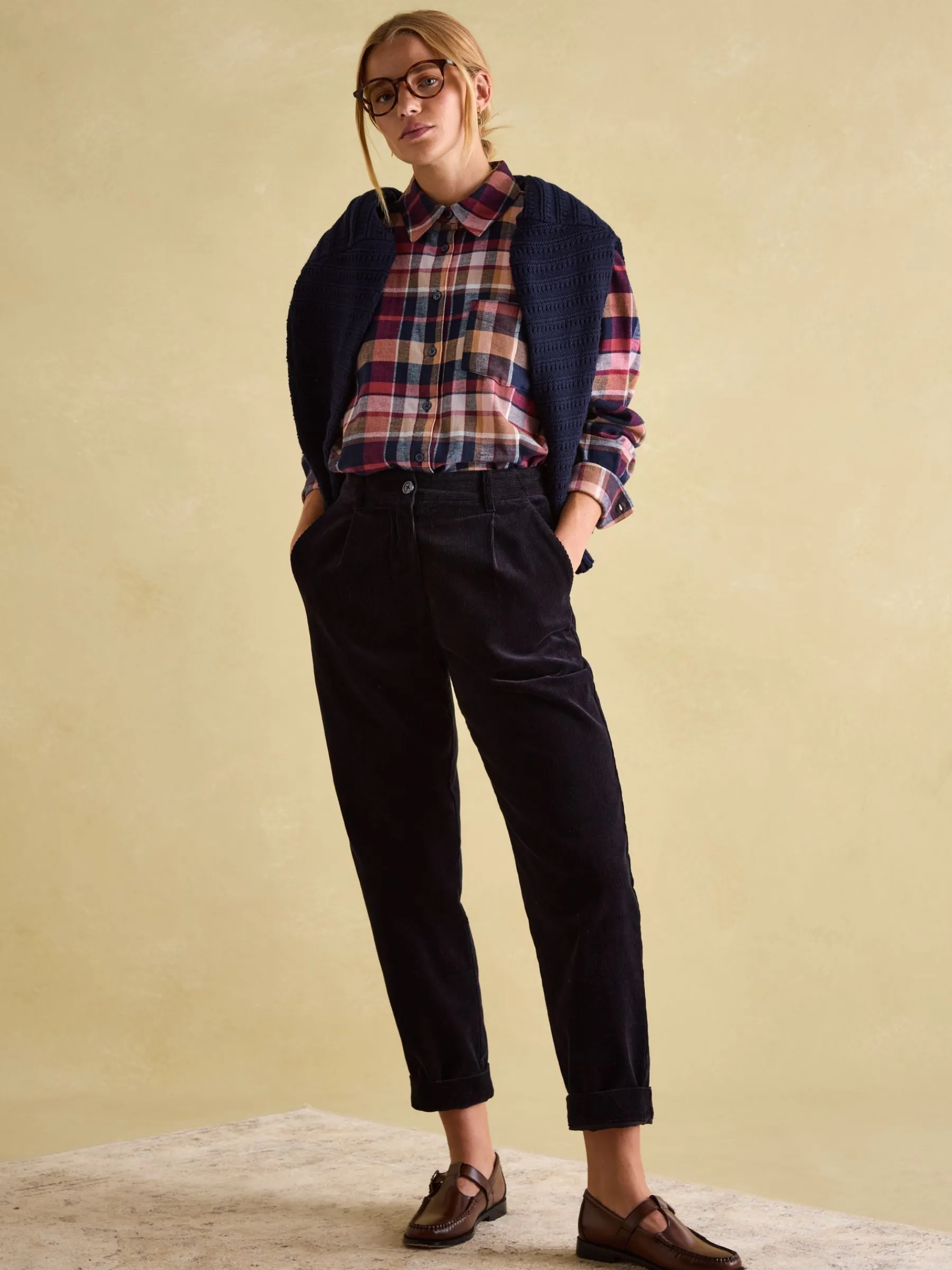Lorena Brushed Shirt<Joules Online