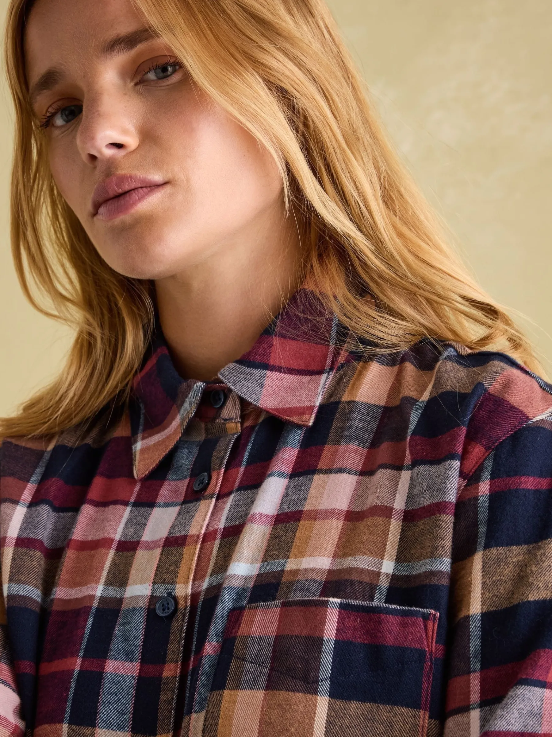 Lorena Brushed Shirt<Joules Online