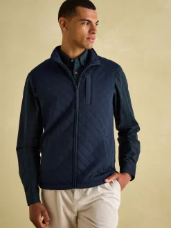 Malton Quilted Jersey Gilet<Joules Best