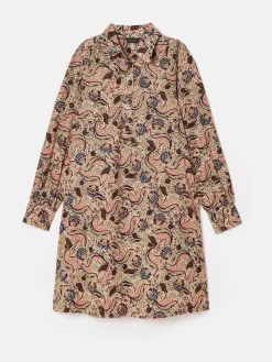 Maple Floral Paisley Corduroy Shirt Dress<Joules Sale