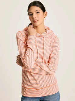 Marlston Red Stripe Slim Fit Hoodie<Joules Outlet