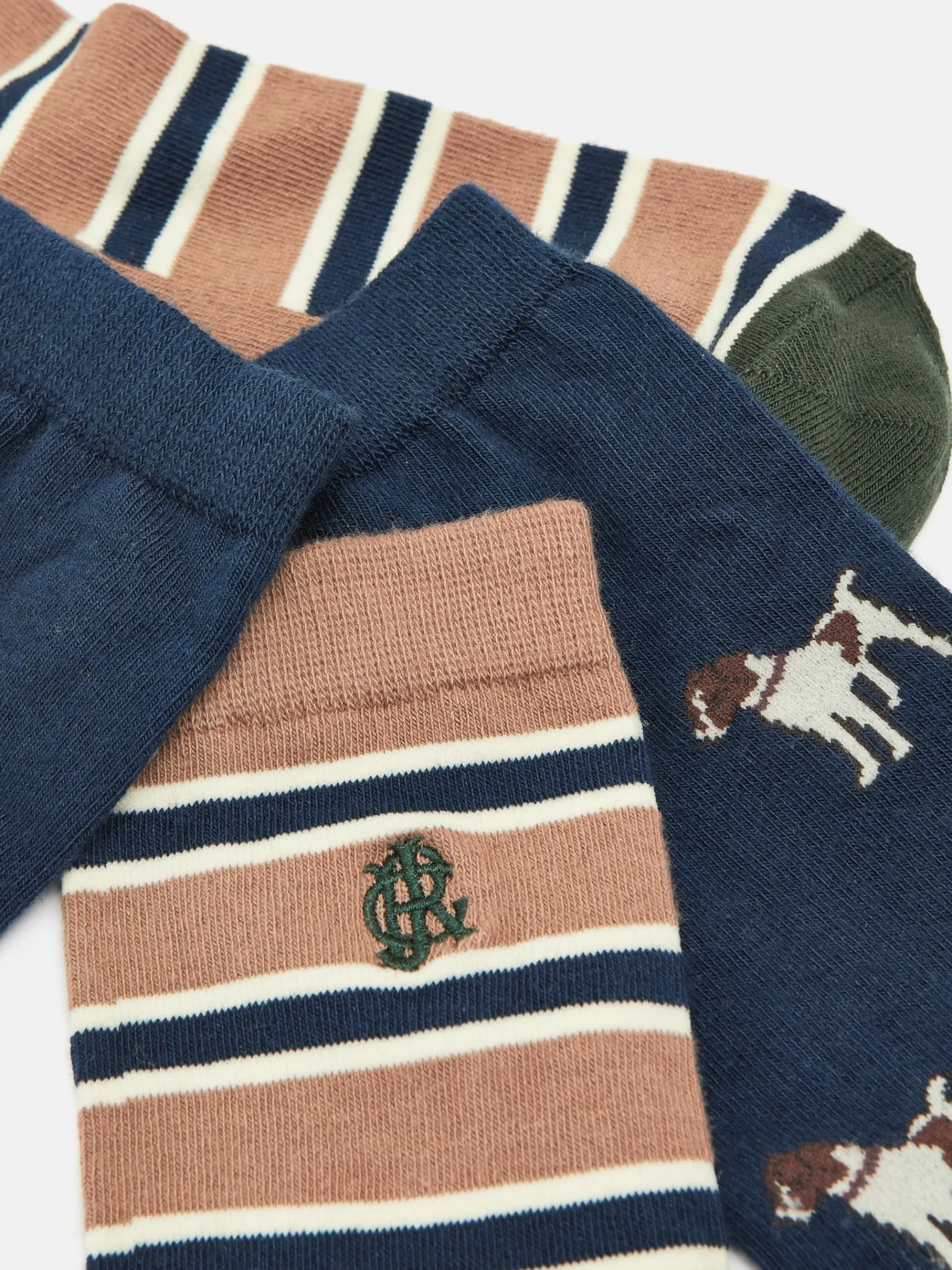 Men's Kingsbury 2 Pack Socks (size 7-12)<Joules Discount