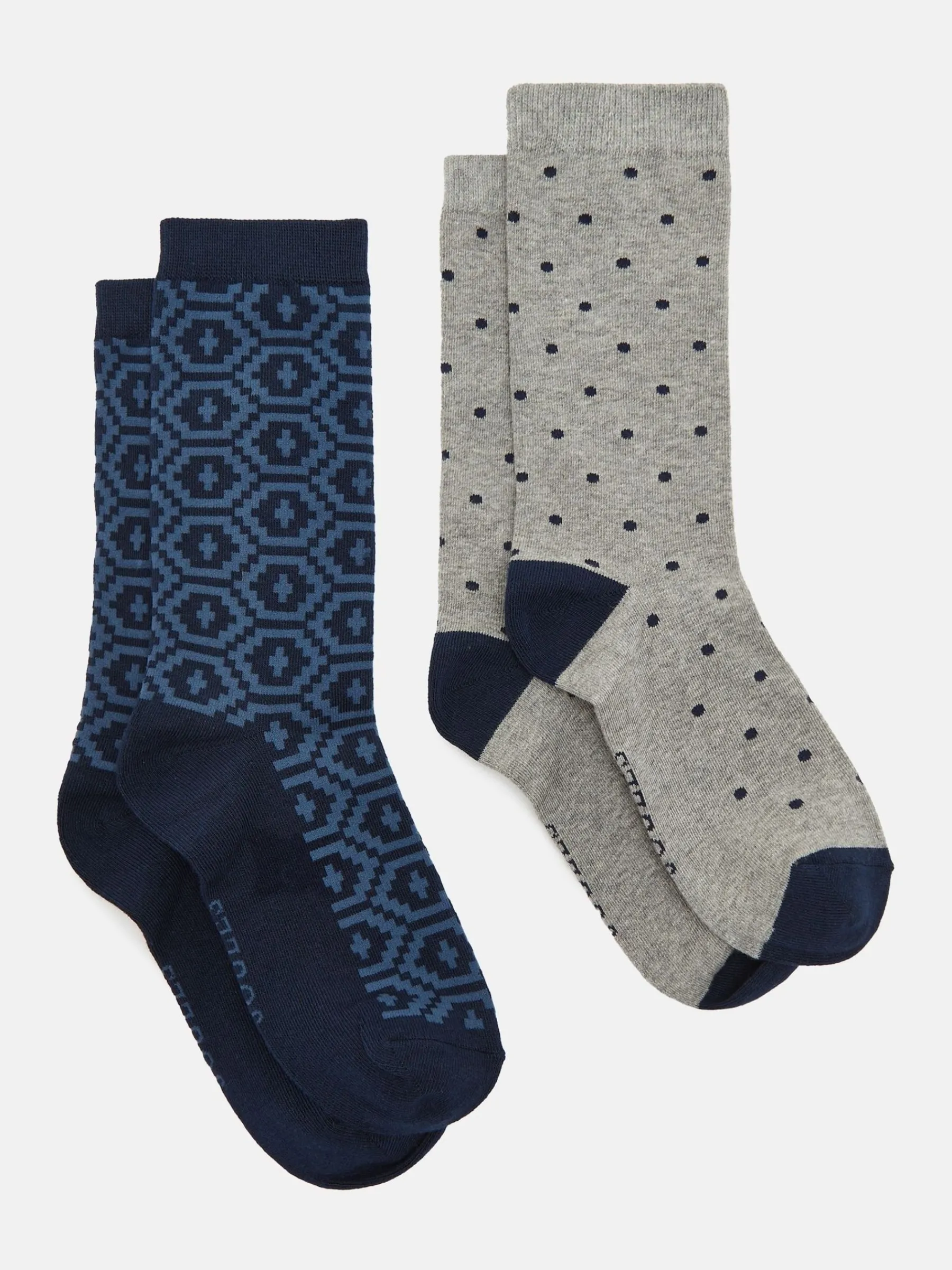 Men's Kingsbury 2 Pack Socks (size 7-12)<Joules Clearance