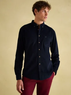 Miller Navy Blue Corduroy Shirt<Joules Sale