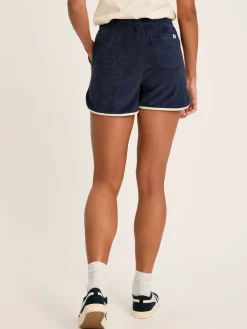 Navy Blue Kingsley Towelling Shorts<Joules Online