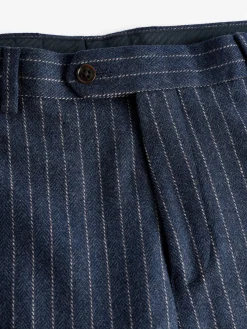 Slim Fit Pinstripe Suit Trousers<Joules Outlet