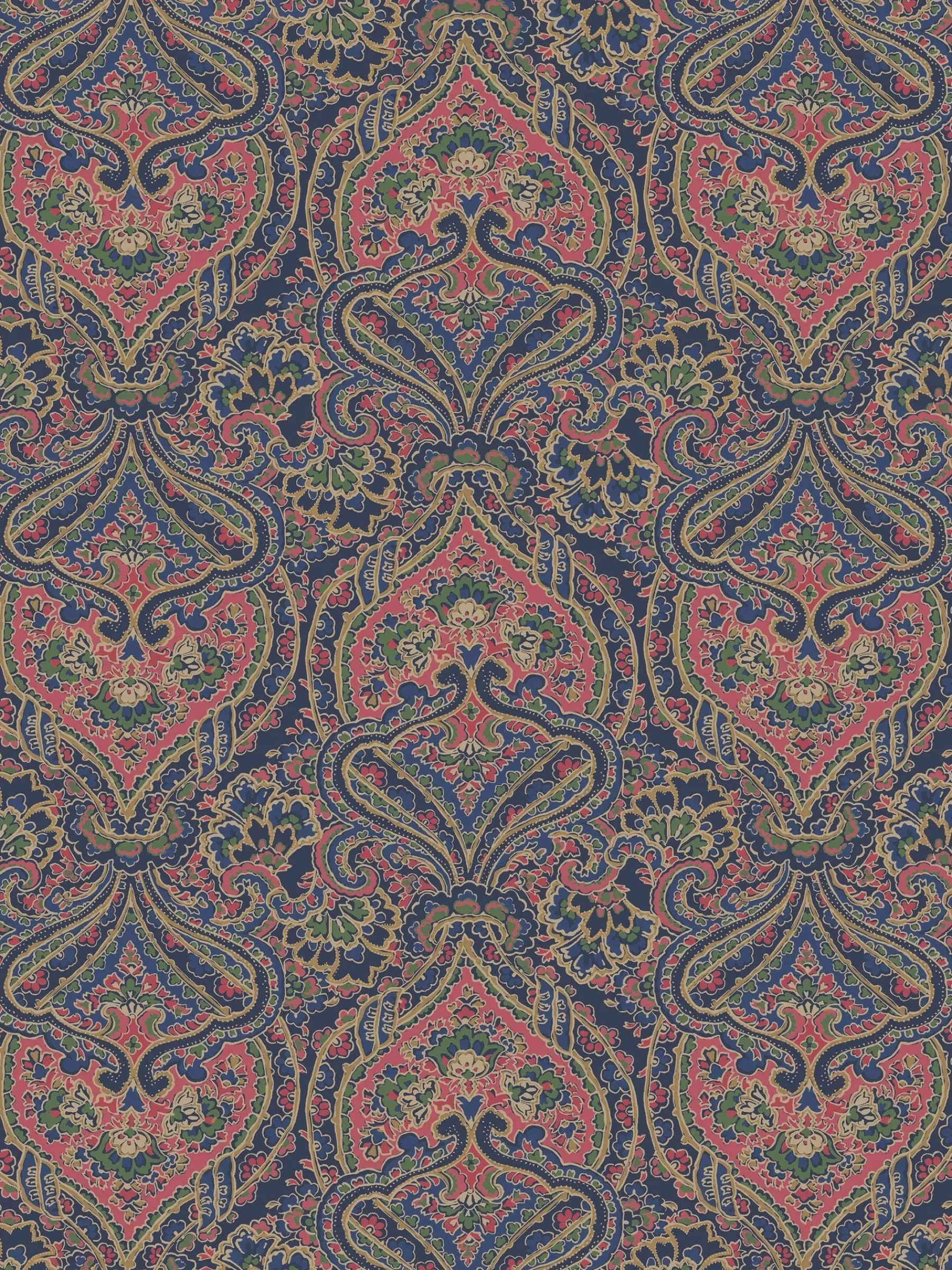 Opulent Paisley Print 10M Wallpaper<Joules Clearance