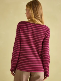 New Harbour Boat Neck Breton Top<Joules New