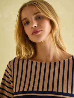 New Harbour Boat Neck Breton Top<Joules Discount