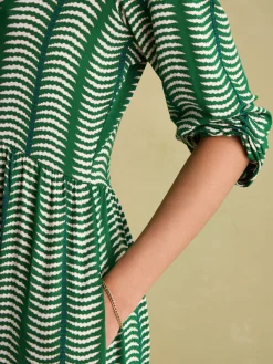 Nia Long Sleeve Midaxi Dress<Joules Hot