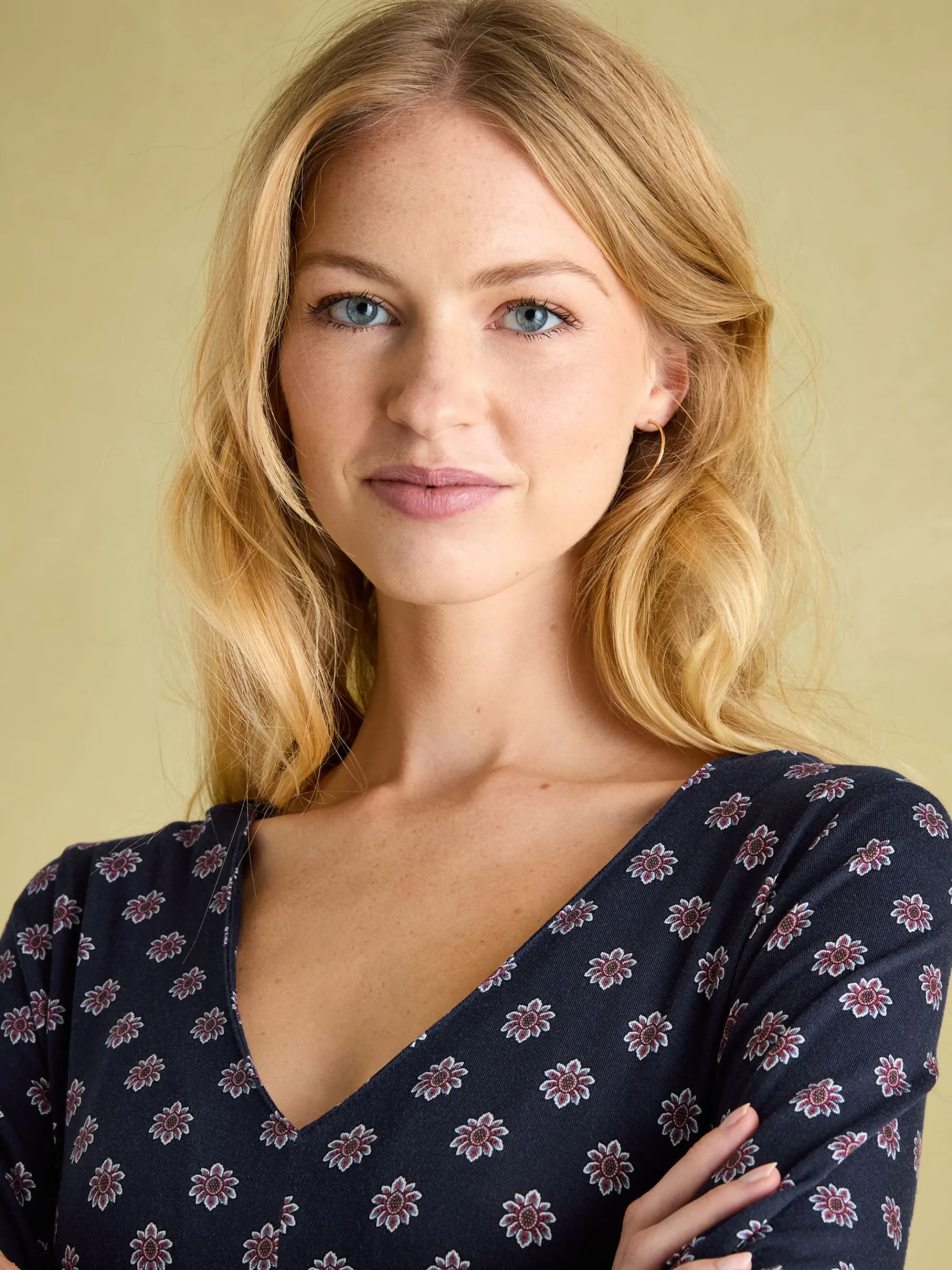 Nia Long Sleeve Midaxi Dress<Joules Outlet