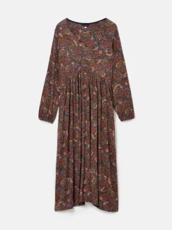 Nia Long Sleeve Midaxi Dress<Joules