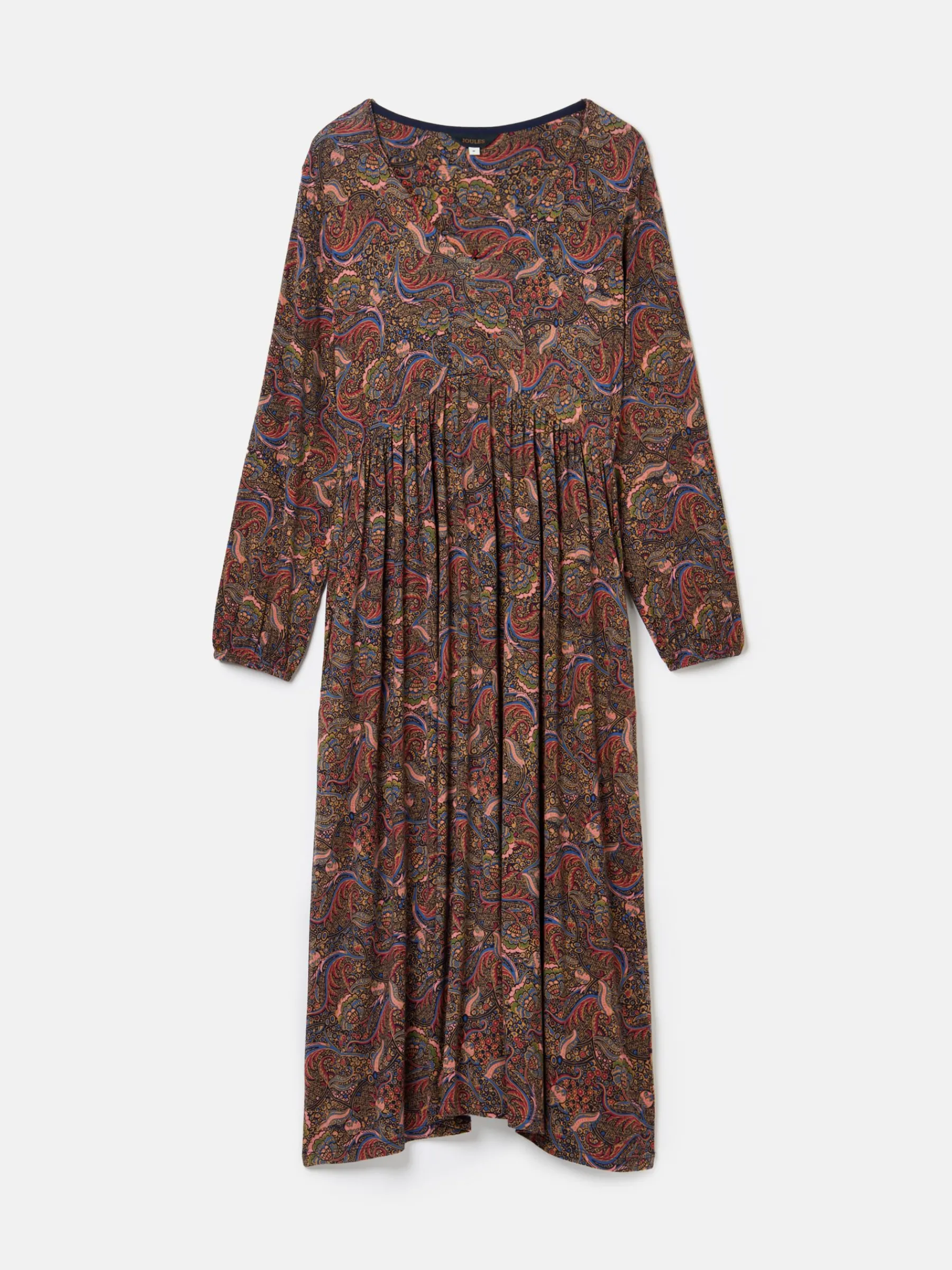 Nia Long Sleeve Midaxi Dress<Joules