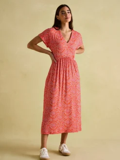 Nia Jersey V-Neck Beach Dress<Joules New