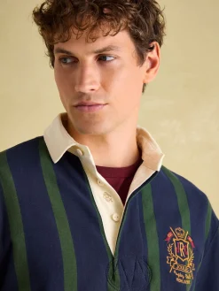 Onside Vertical Stripe Rugby Shirt<Joules