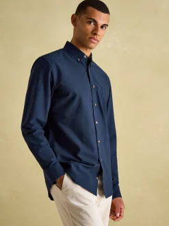 Oxford Long Sleeve Classic Fit Shirt<Joules