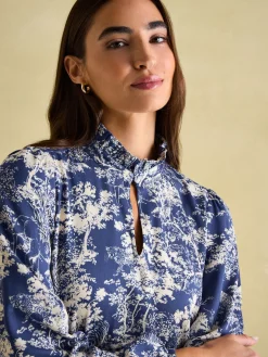 Petunia Frill Neck Dress<Joules Best