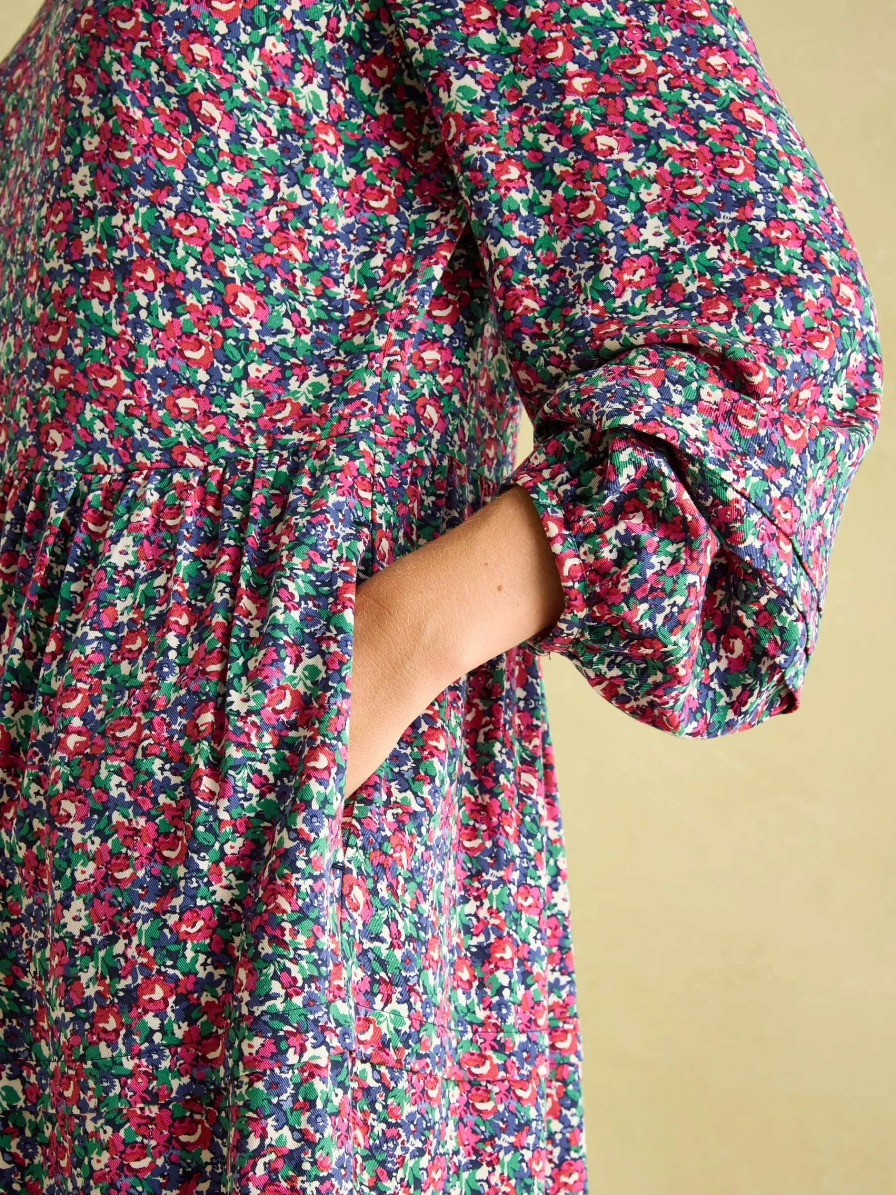 Petunia Frill Neck Dress<Joules Clearance