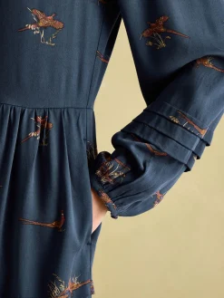 Petunia Frill Neck Dress<Joules New