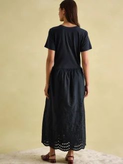 Reid Broderie 100% Cotton Dress<Joules Hot