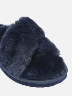Romilly Faux Fur Slippers<Joules Outlet