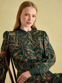 Rosa Printed Maxi Shirt Dress<Joules Outlet