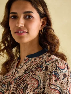 Rosa Printed Maxi Shirt Dress<Joules Outlet