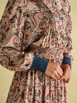Rosa Printed Maxi Shirt Dress<Joules Outlet