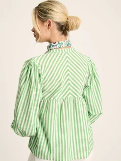 Rowan Gathered Sleeve Blouse<Joules Online