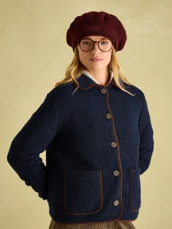 Sadie Button Down Fleece Jacket<Joules Discount