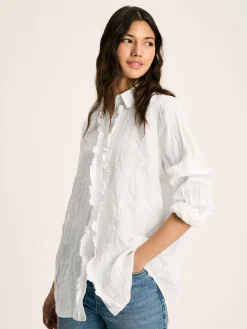 Selene 100% Linen Shirt<Joules Clearance