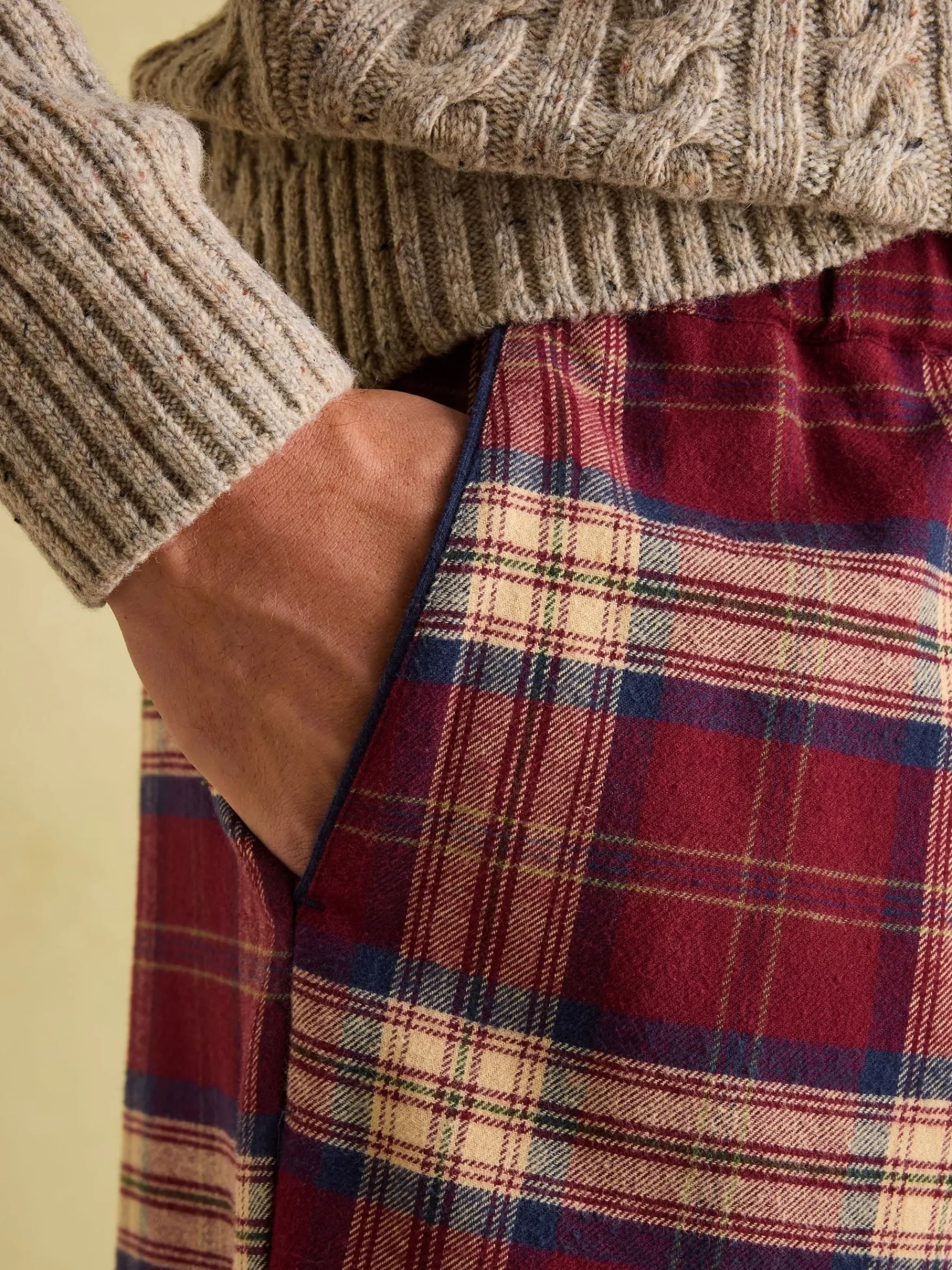 Sleeper Checked Pyjama Bottoms<Joules Sale