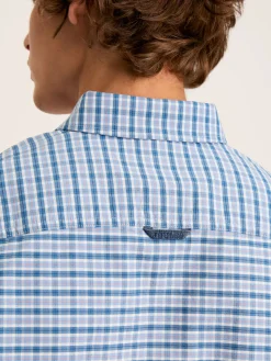 Welford Blue Gingham Cotton Check Shirt<Joules Outlet