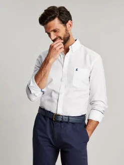 Classic Fit Cotton Oxford Shirt<Joules Discount
